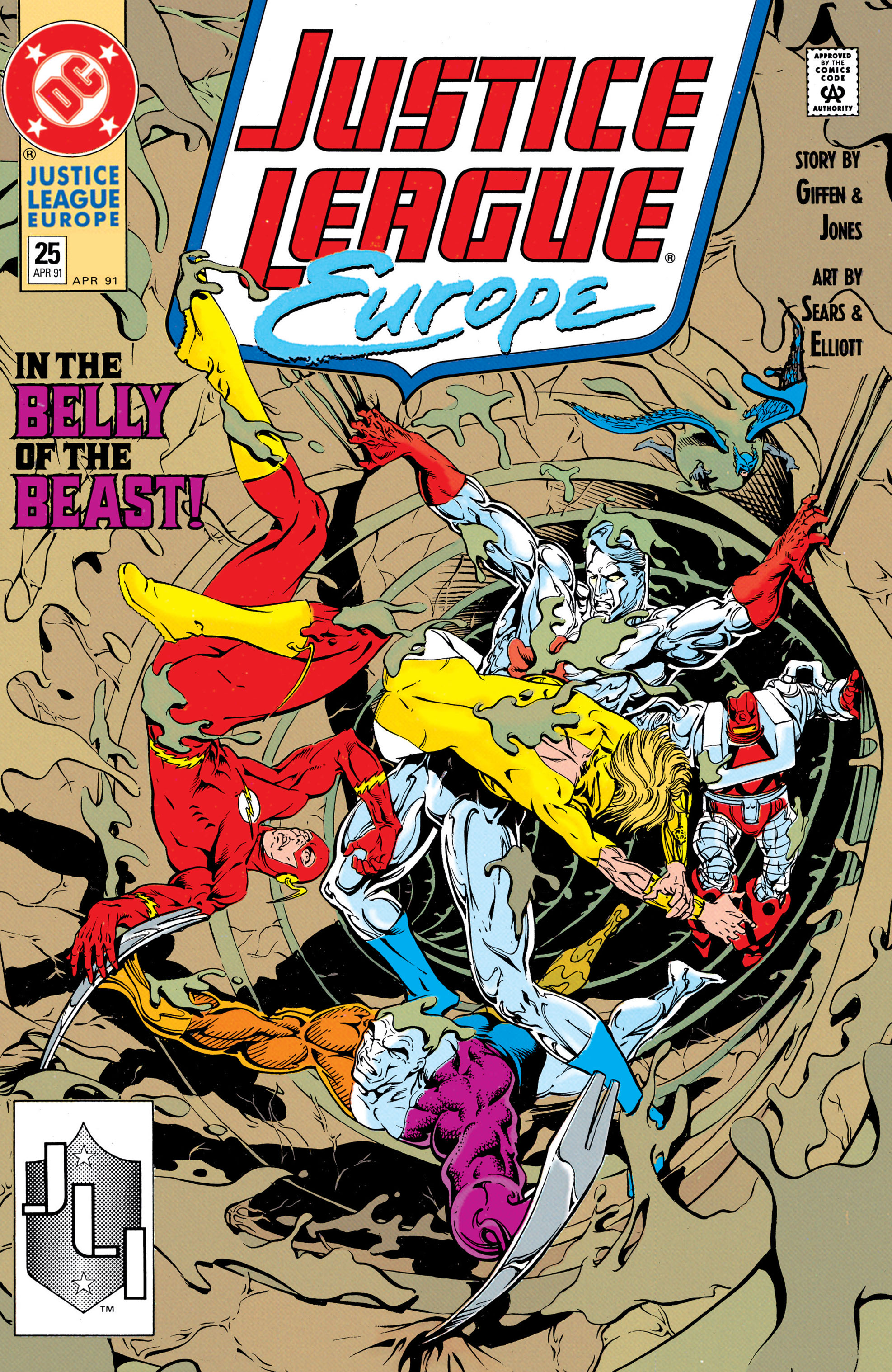 Justice League Europe #25 cover