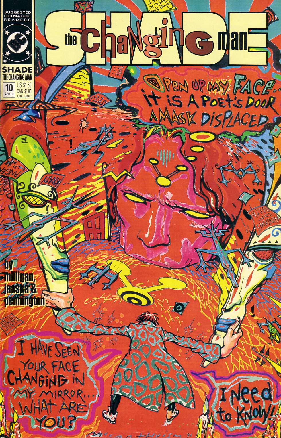 Shade, the Changing Man #10 cover