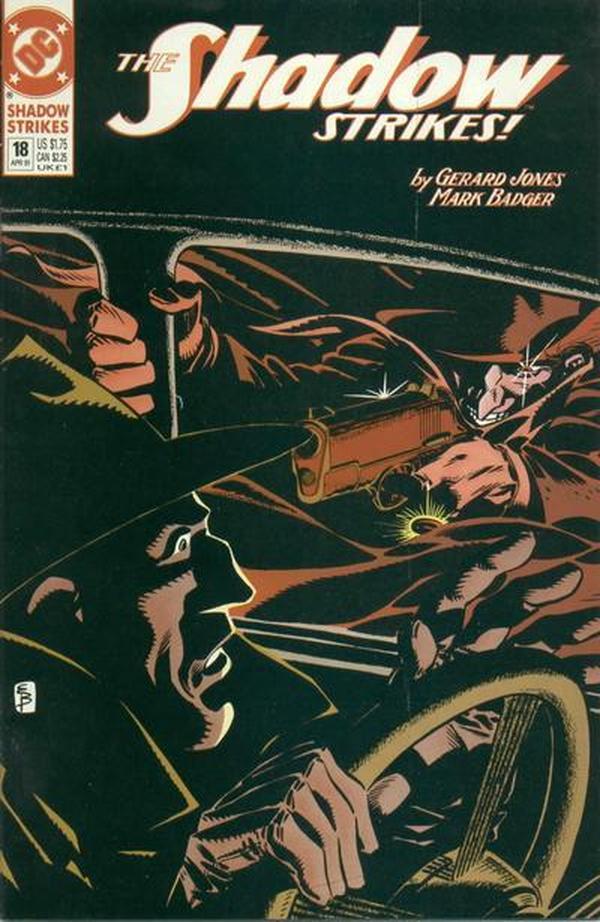 The Shadow Strikes #18 cover