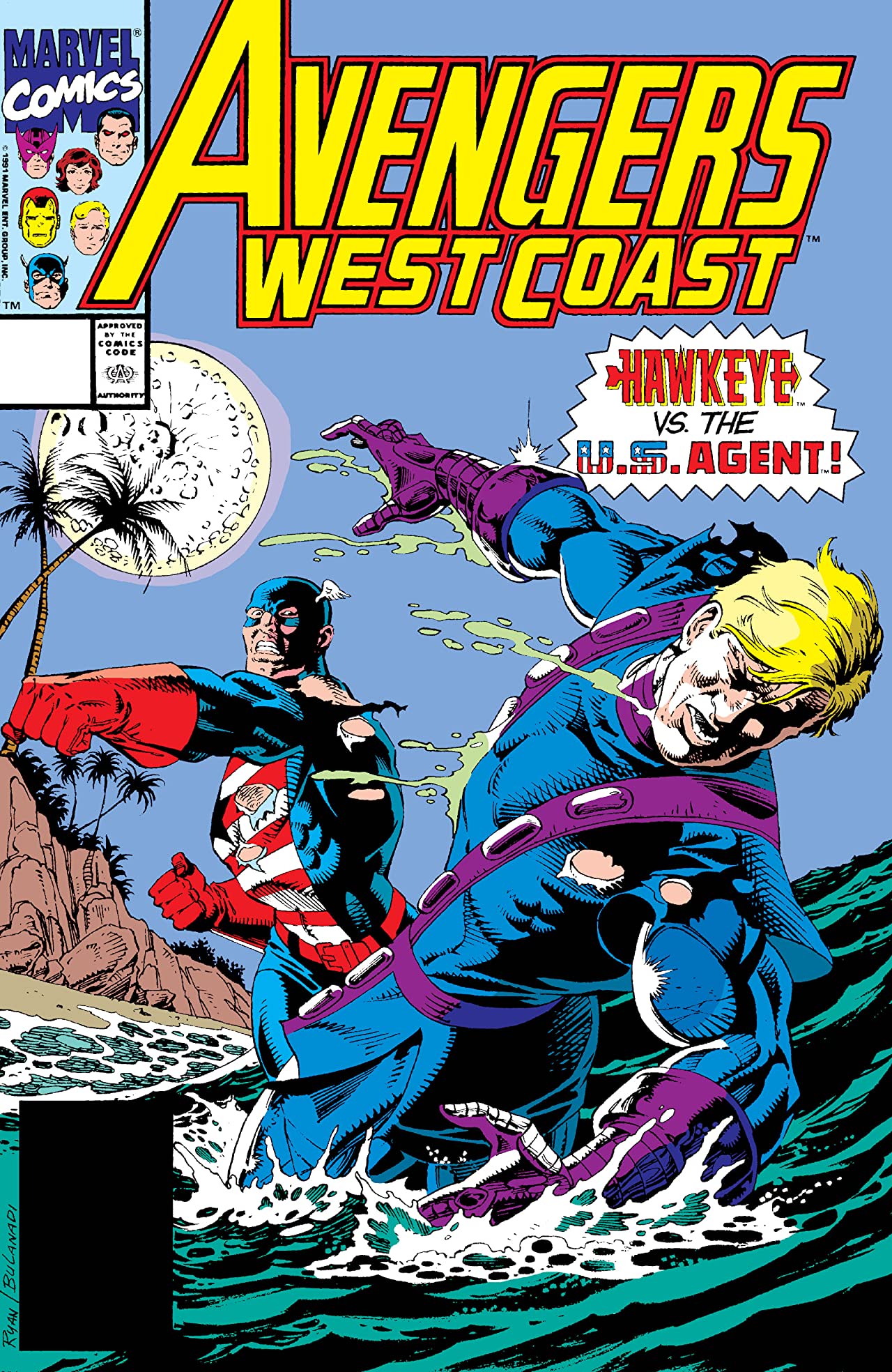 Avengers West Coast #69 cover