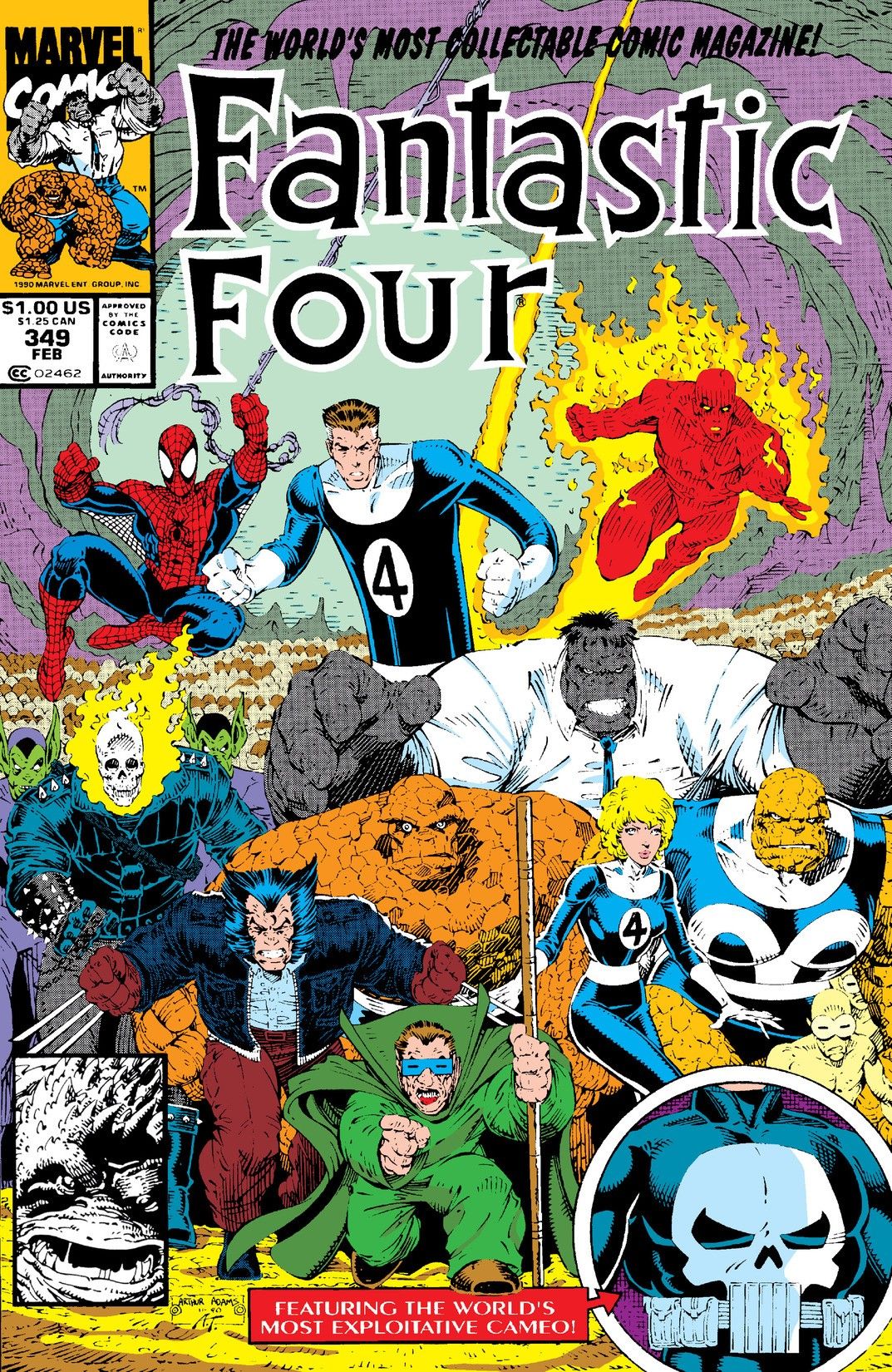 Fantastic Four #349 cover