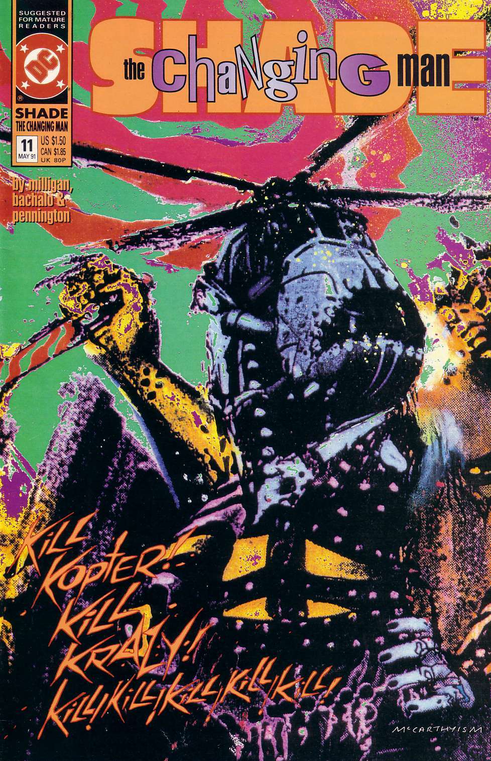 Shade, the Changing Man #11 cover