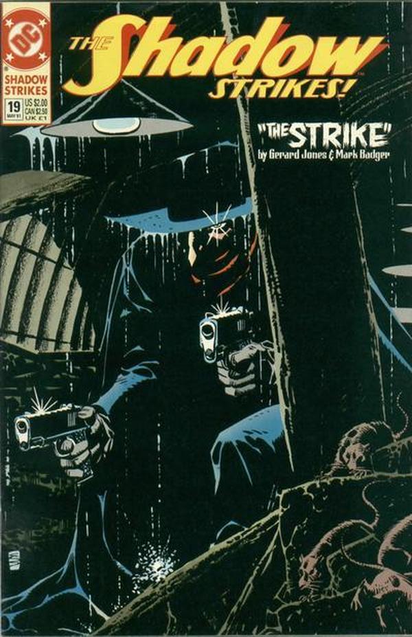 The Shadow Strikes #19 cover