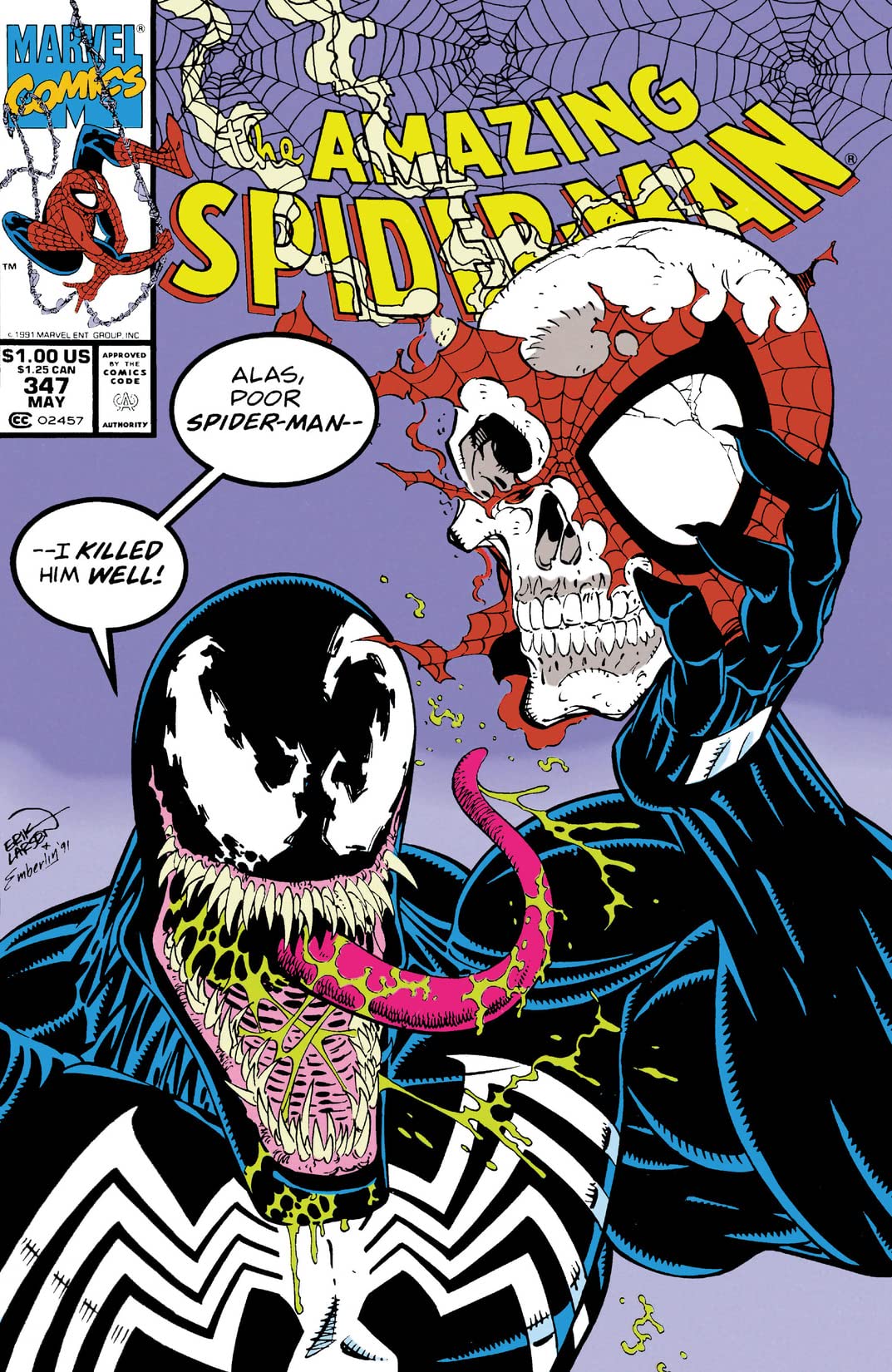 The Amazing Spider-Man #347 cover