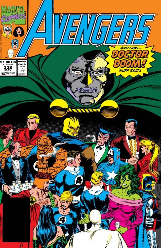 The Avengers #332 cover