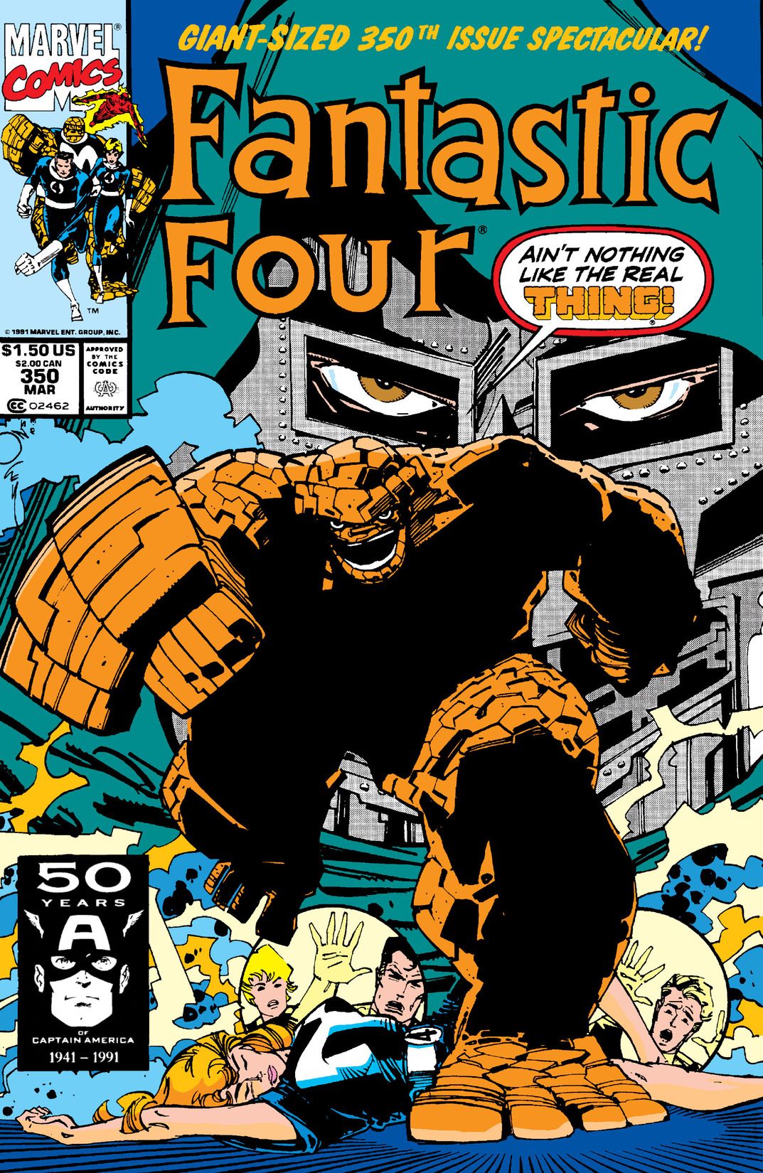 Fantastic Four #350 cover