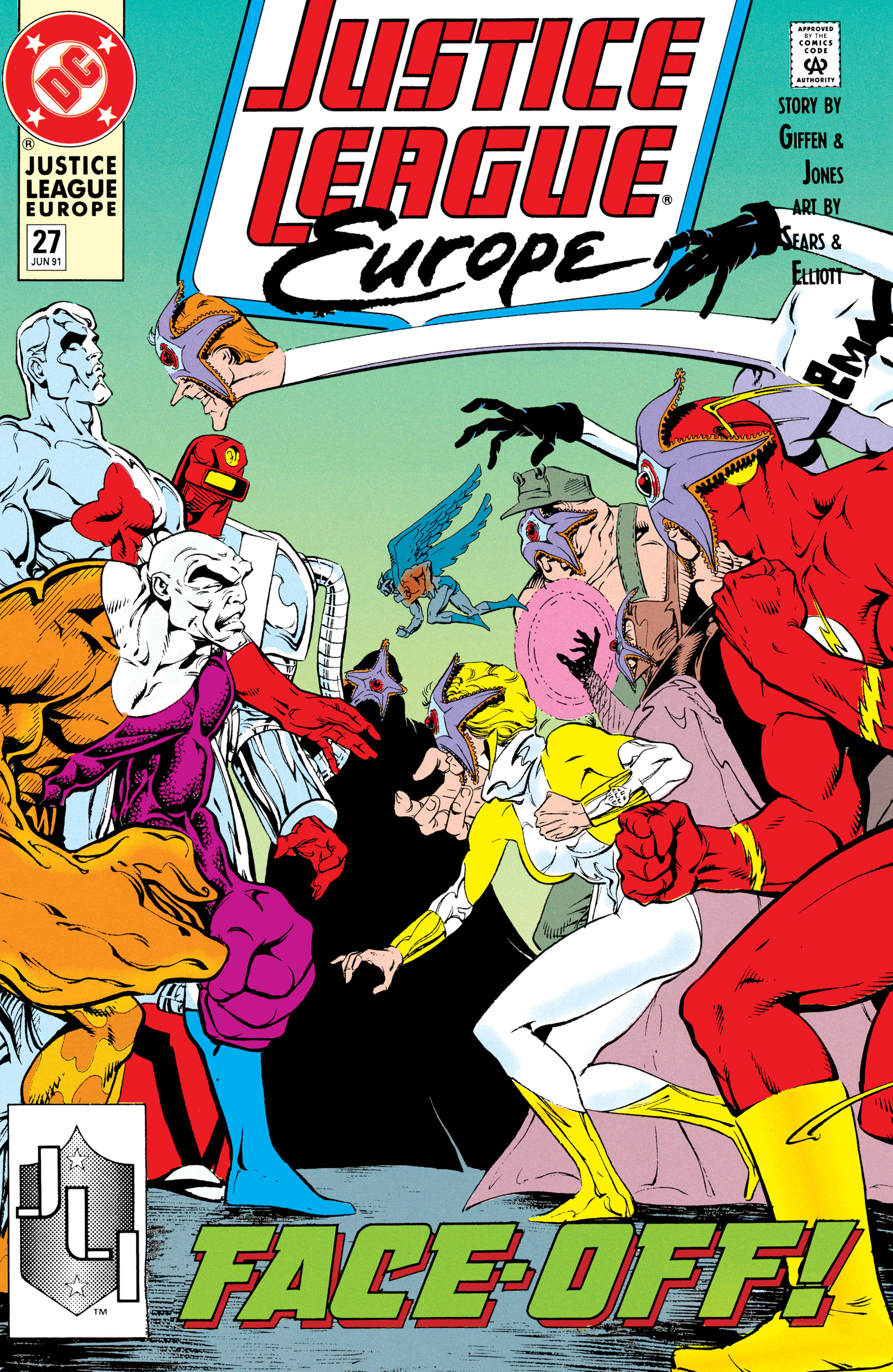 Justice League Europe #27 cover