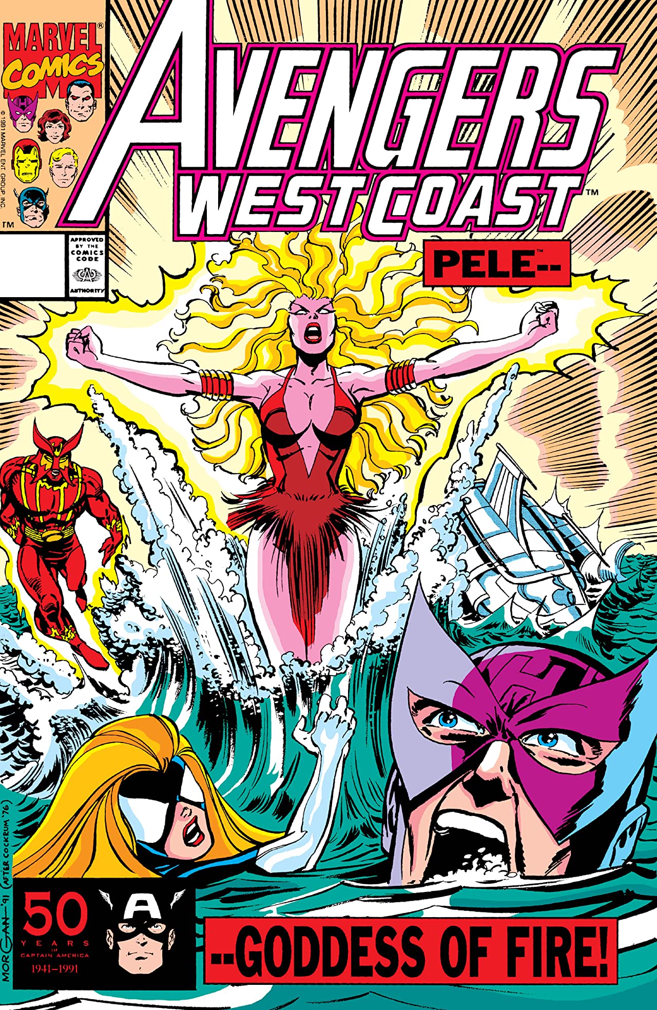 Avengers West Coast #71 cover