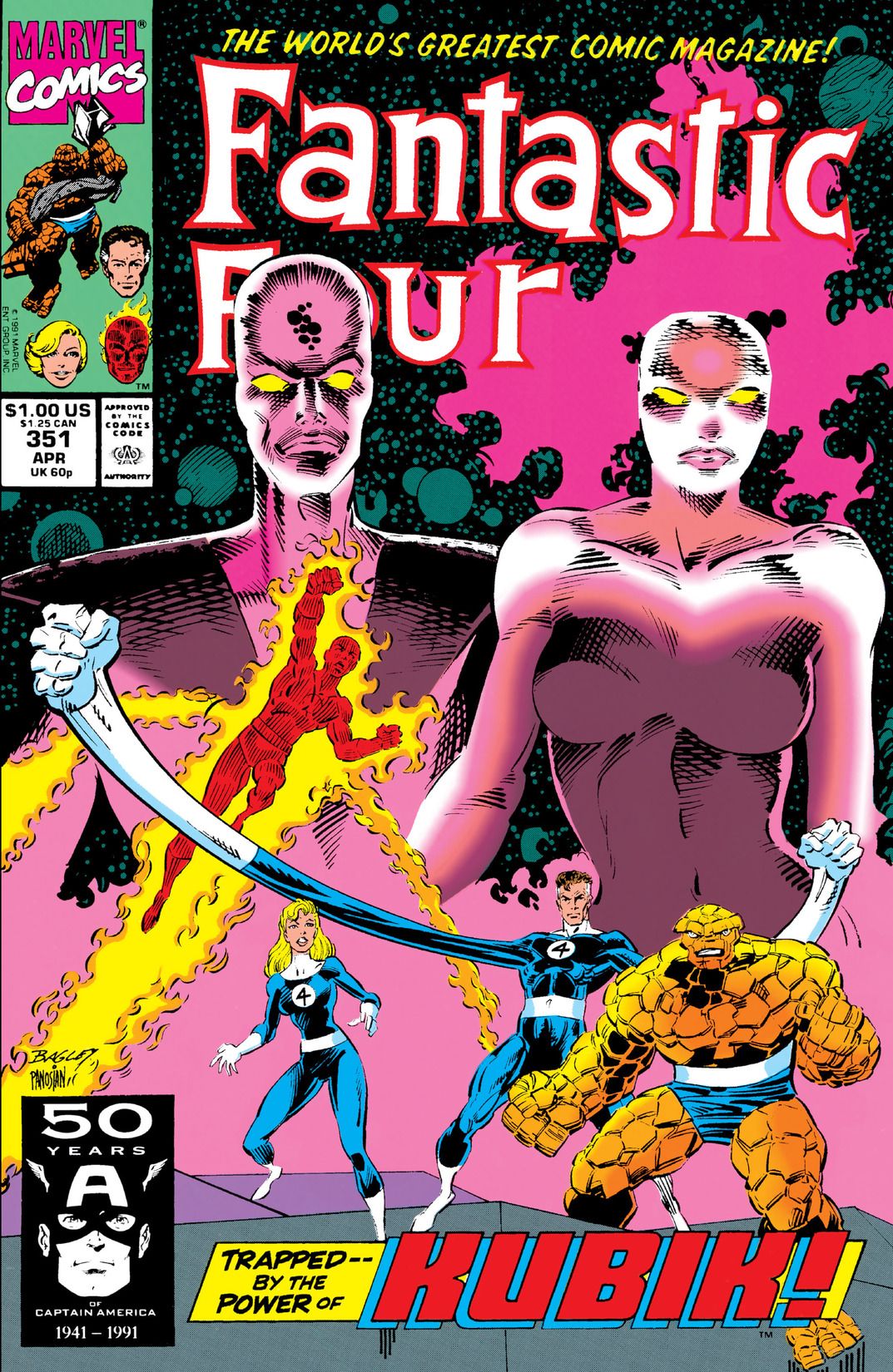 Fantastic Four #351 cover