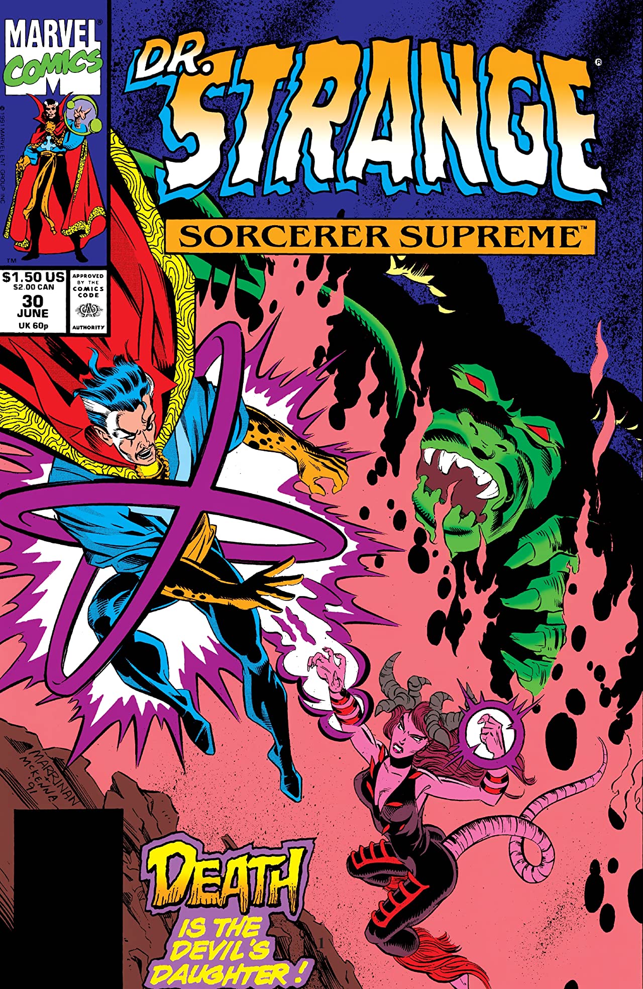 Doctor Strange, Sorcerer Supreme #30 cover