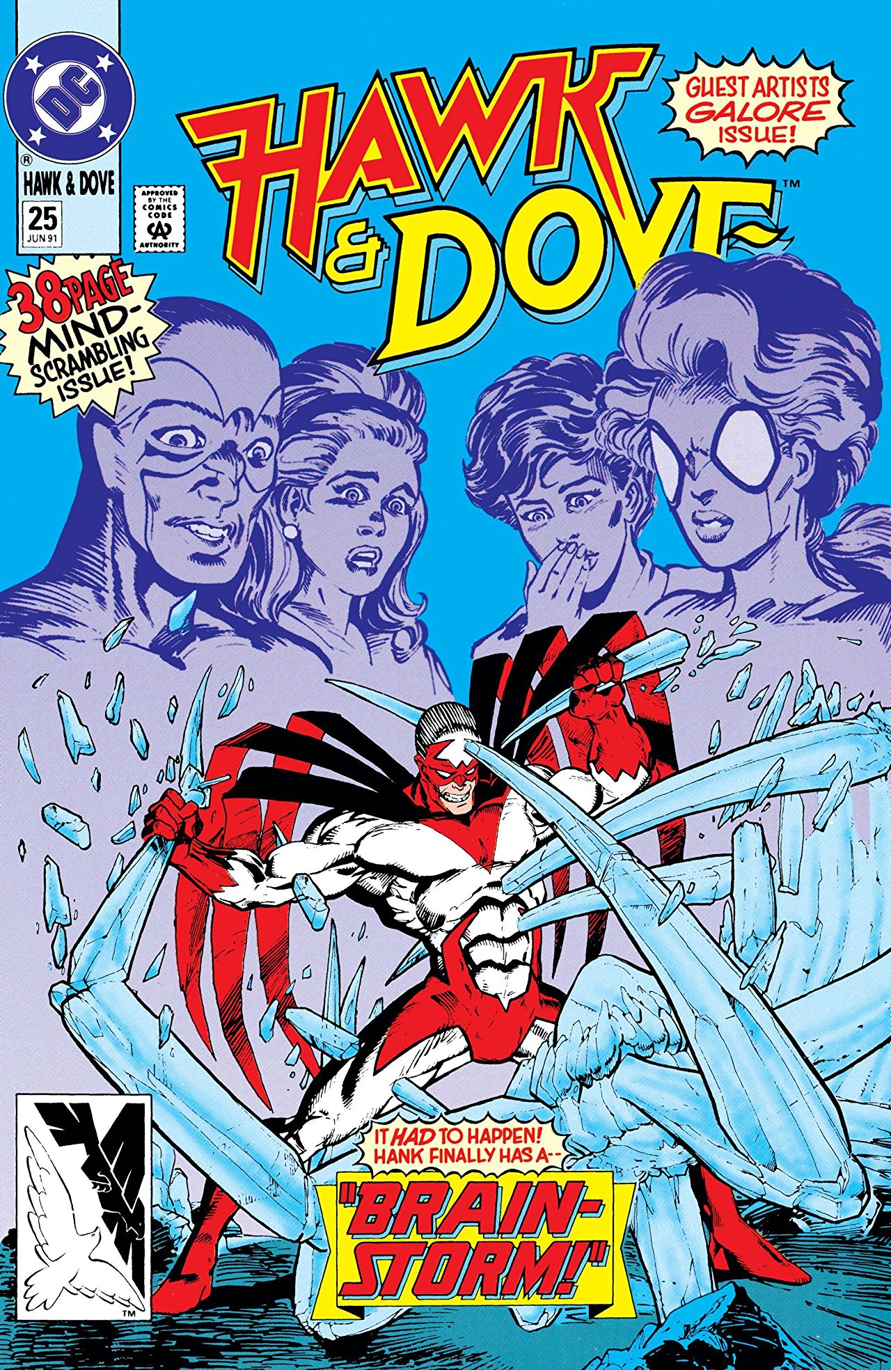 Hawk and Dove #25 cover