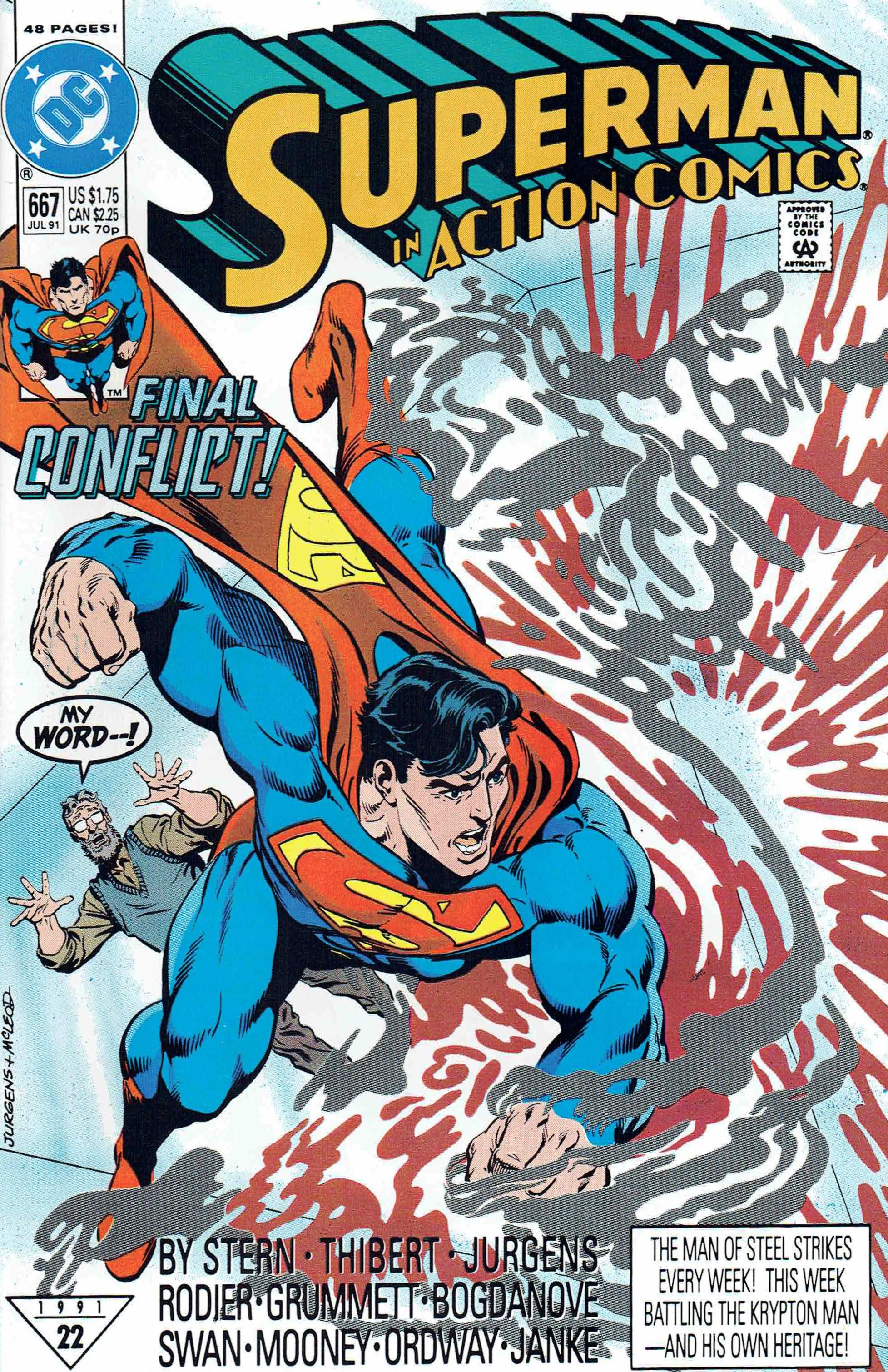 Action Comics #667 cover