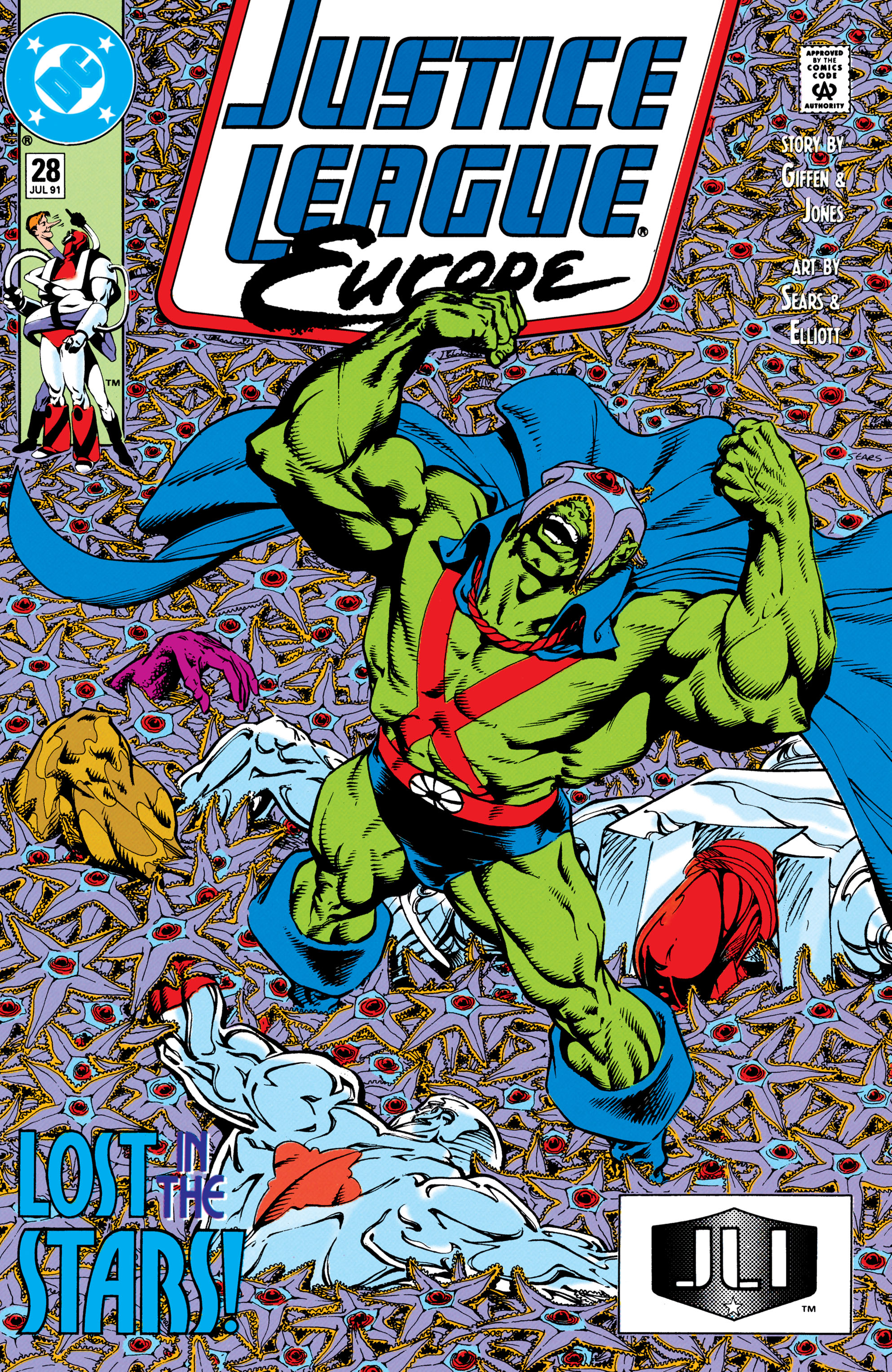 Justice League Europe #28 cover