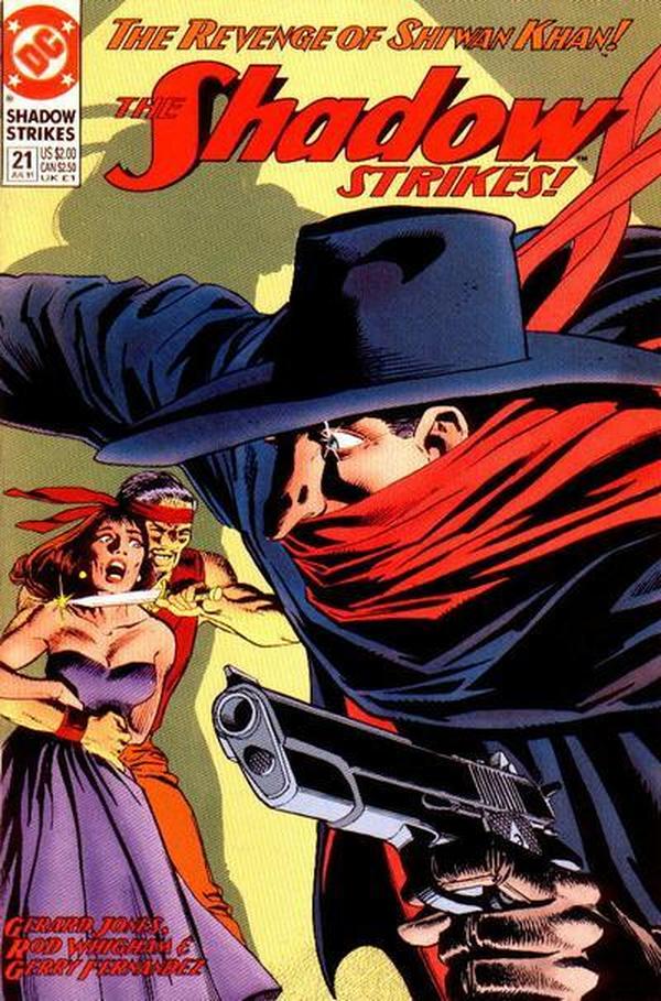 The Shadow Strikes #21 cover