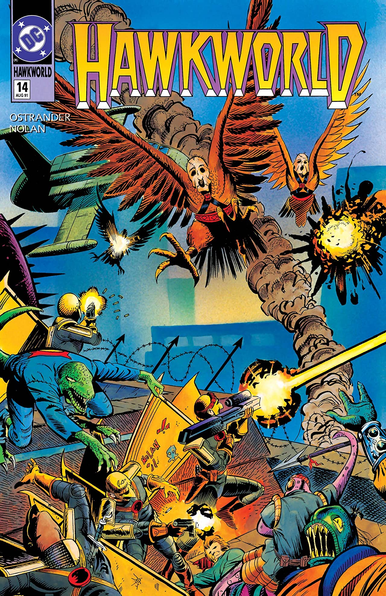 Hawkworld #14 cover