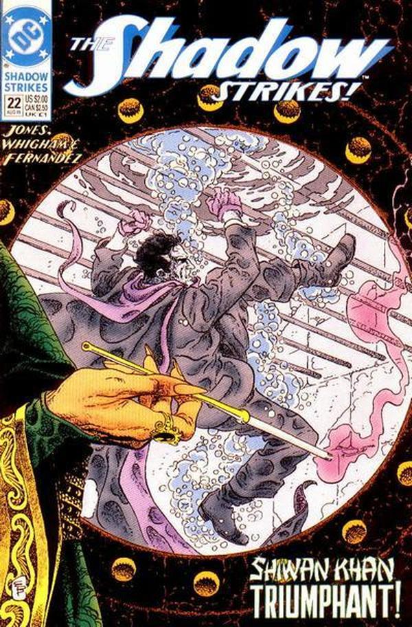 The Shadow Strikes #22 cover