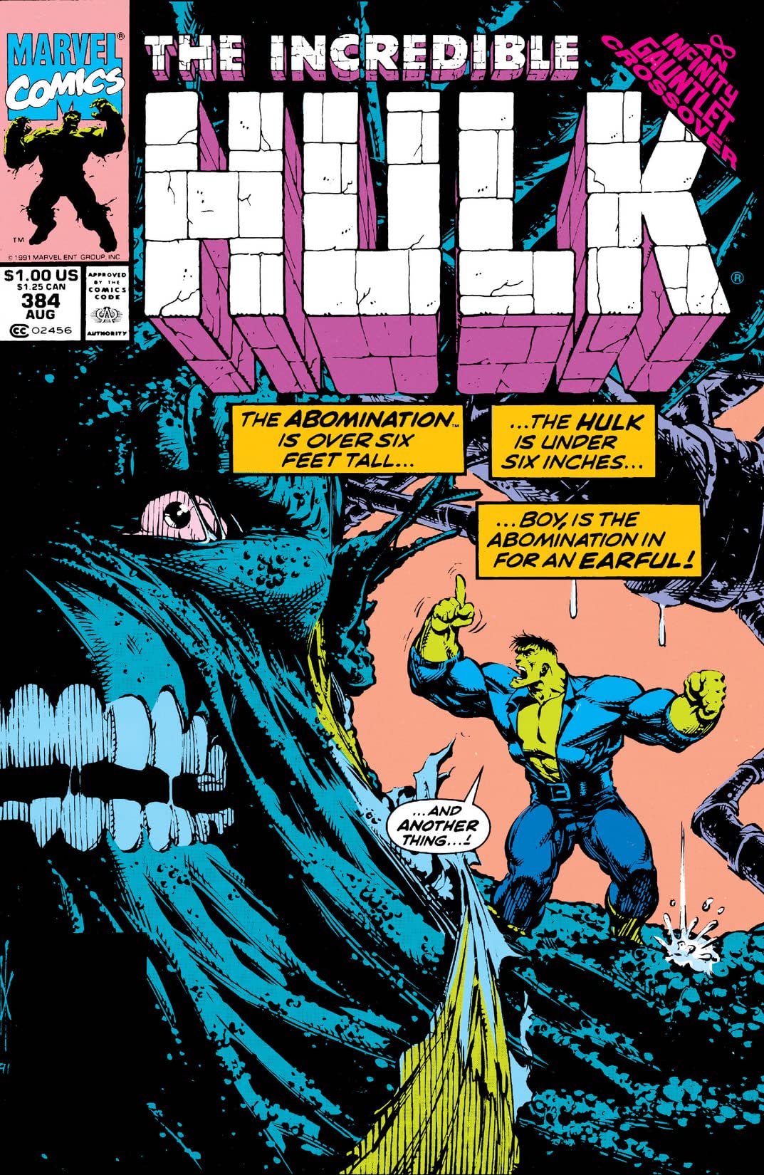 The Incredible Hulk #384 cover
