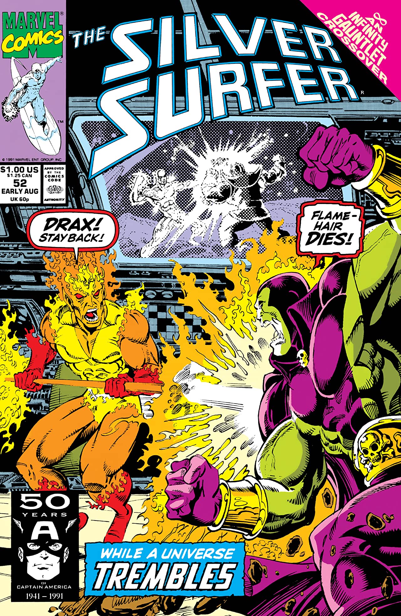 Silver Surfer #52 cover