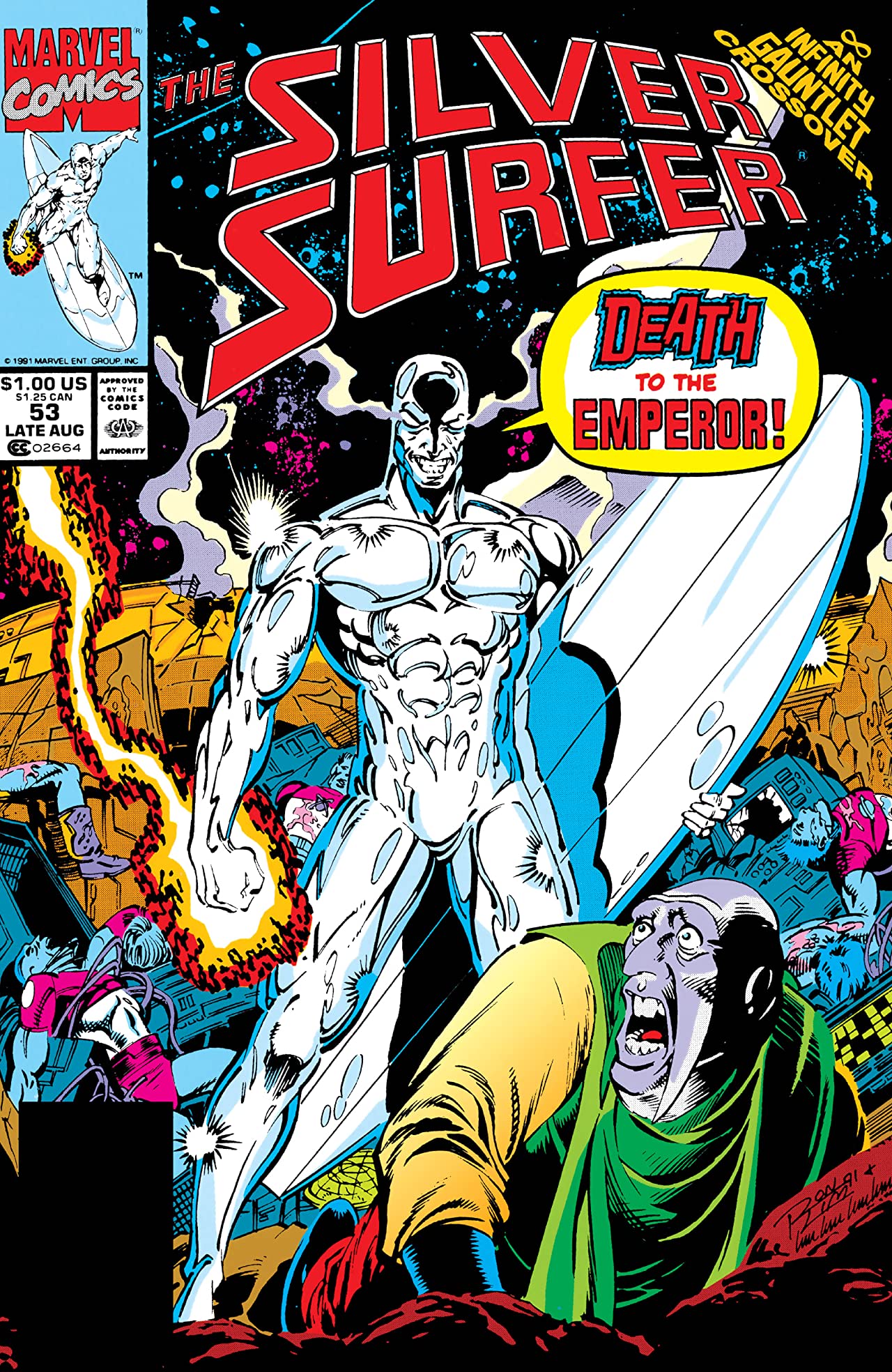 Silver Surfer #53 cover
