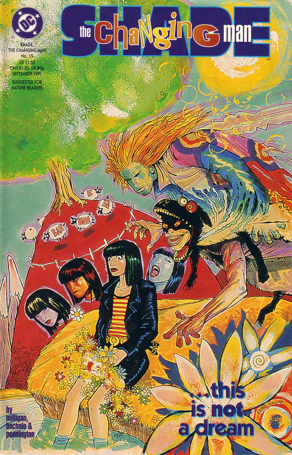 Shade, the Changing Man #15 cover