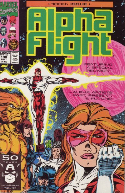 Alpha Flight #100 cover