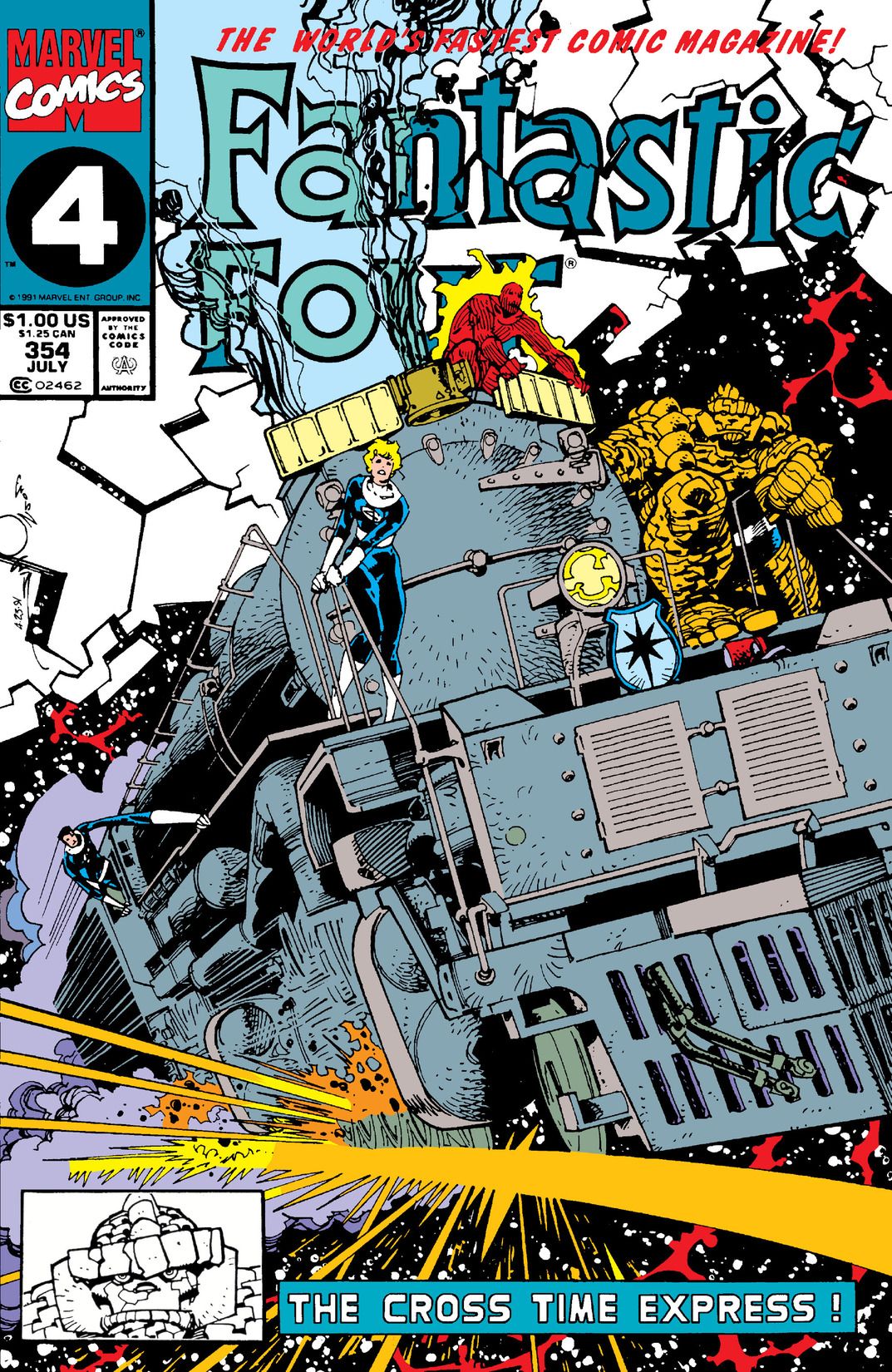 Fantastic Four #354 cover