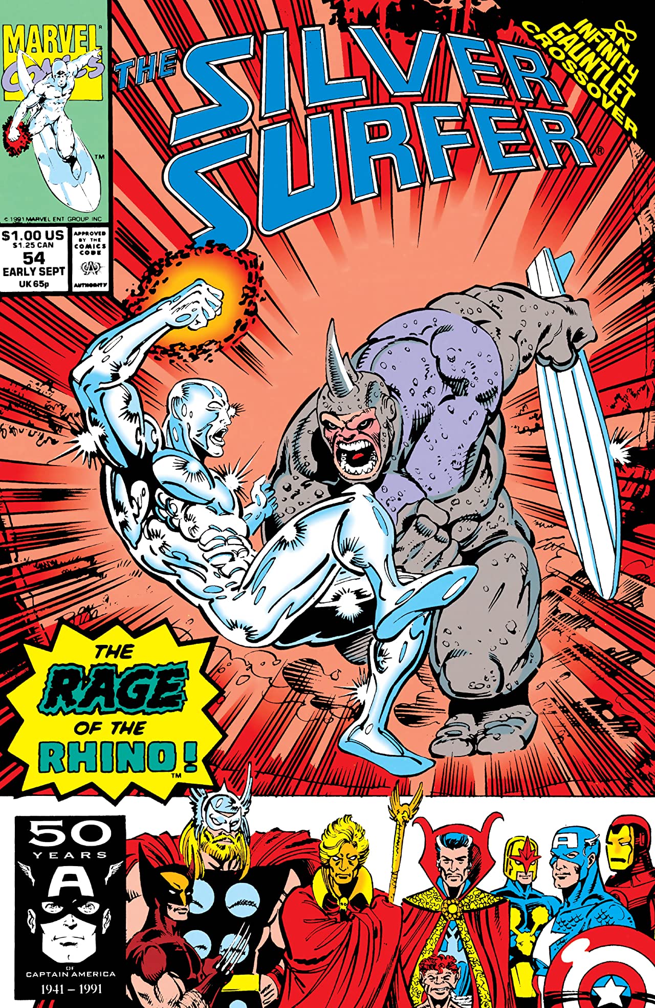 Silver Surfer #54 cover