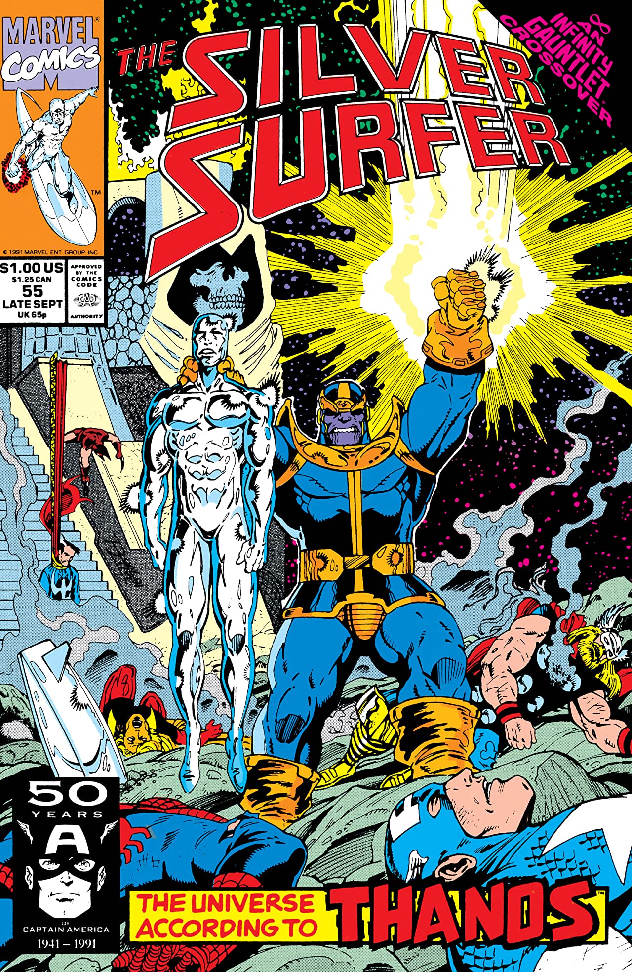 Silver Surfer #55 cover