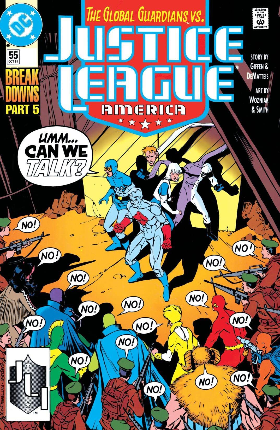 Justice League America #55