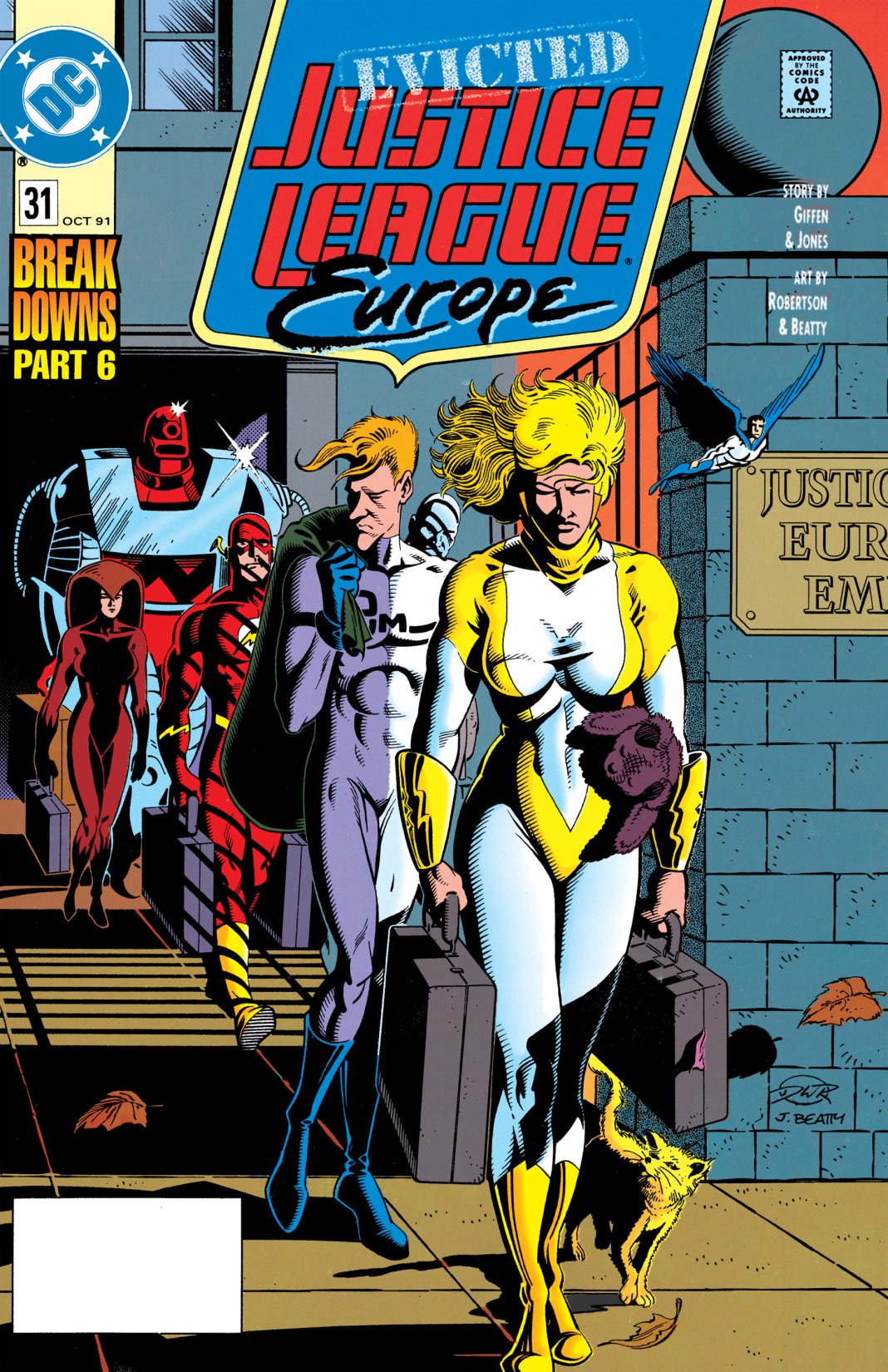 Justice League Europe #31 cover