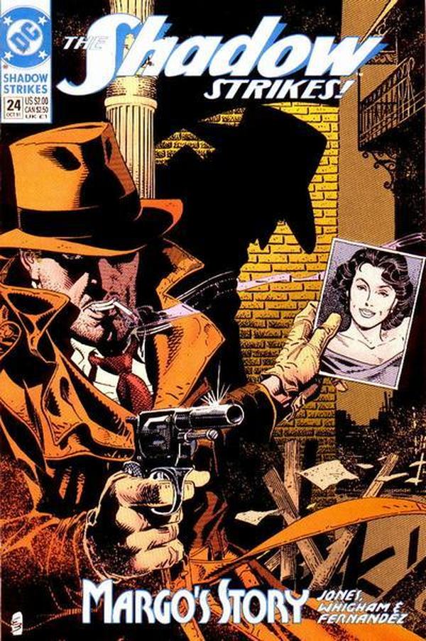 The Shadow Strikes #24 cover