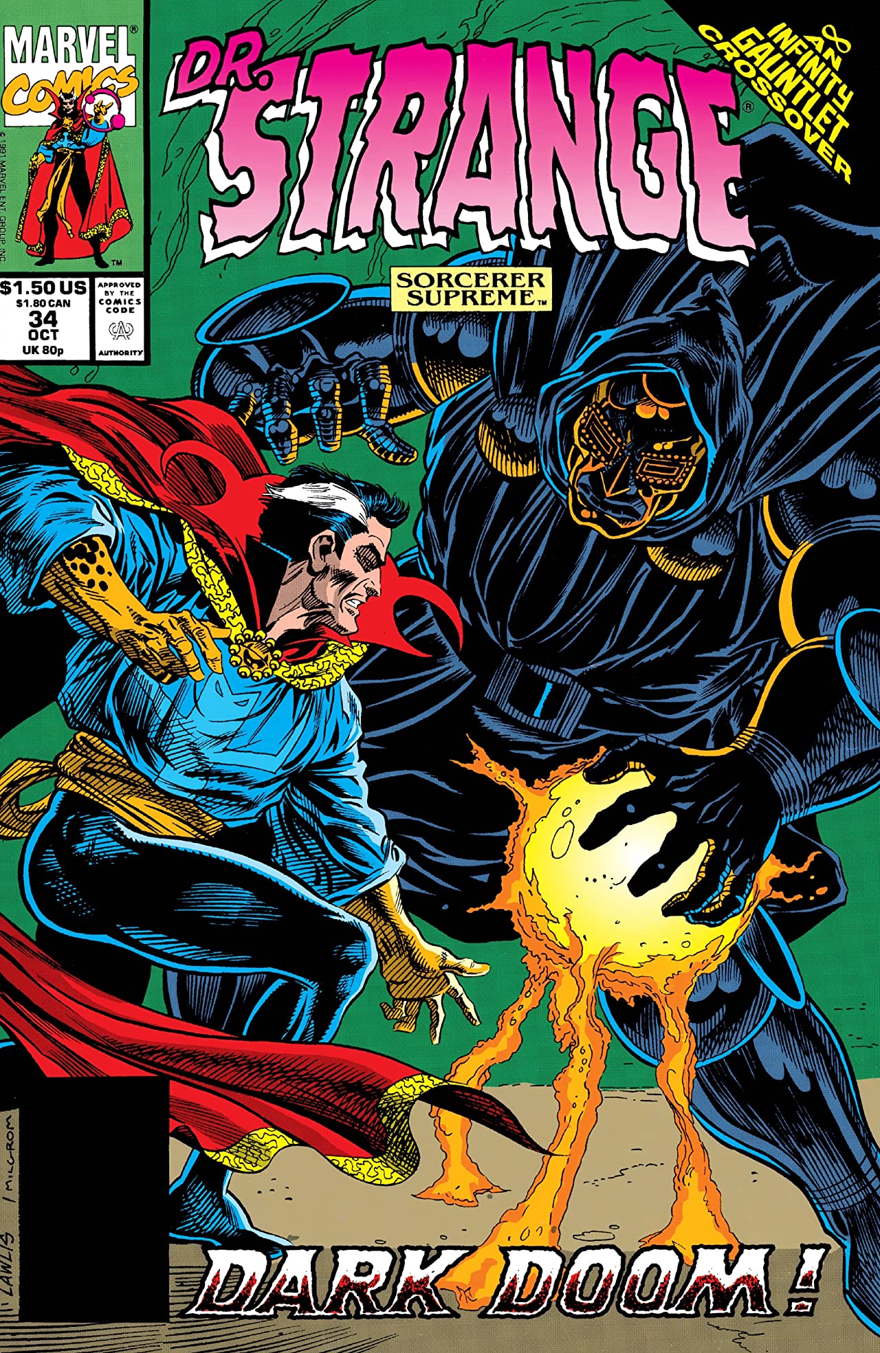 Doctor Strange, Sorcerer Supreme #34 cover
