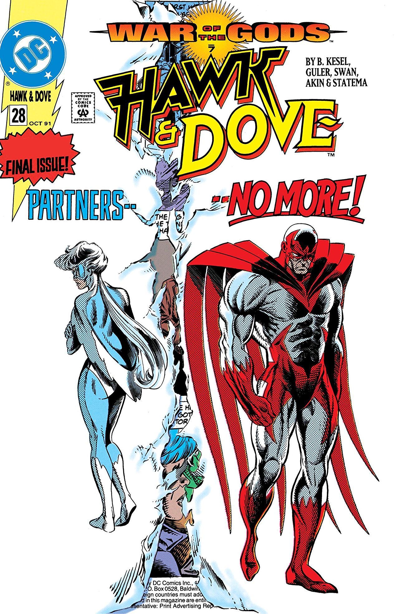 Hawk and Dove #28 cover