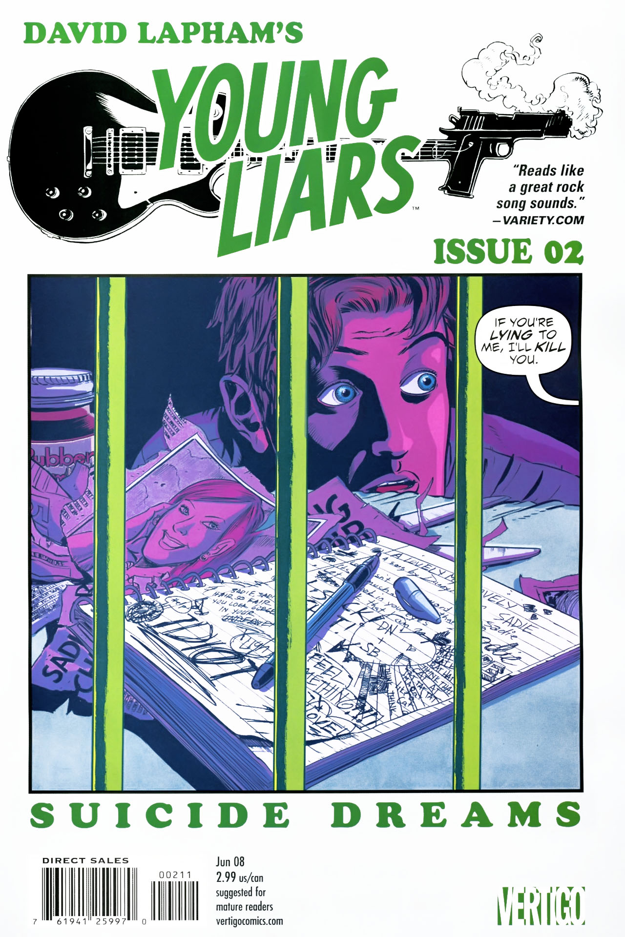 Young Liars #2 cover