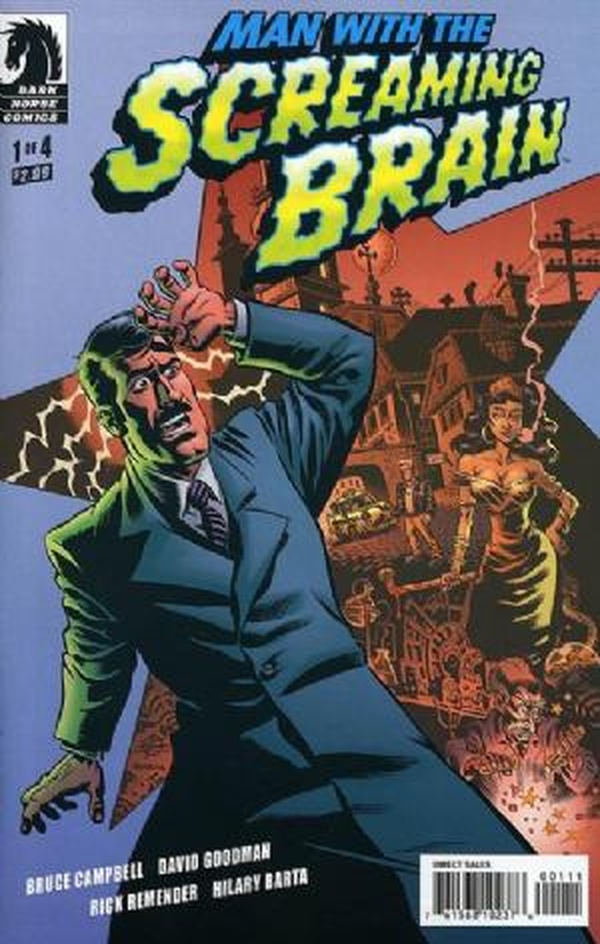 Man with the Screaming Brain #1 cover