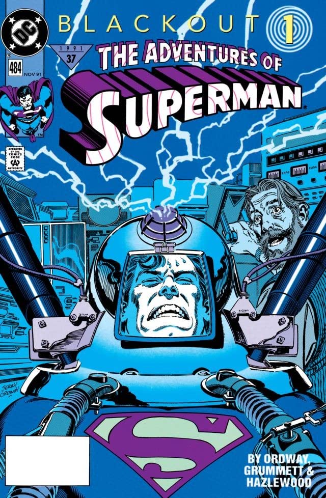 Adventures of Superman #484 cover