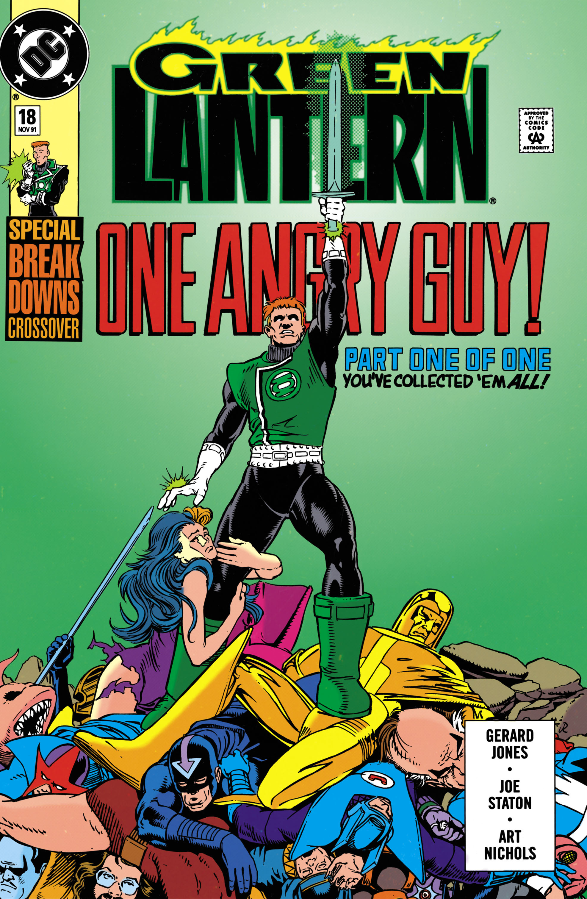 Green Lantern #18 cover