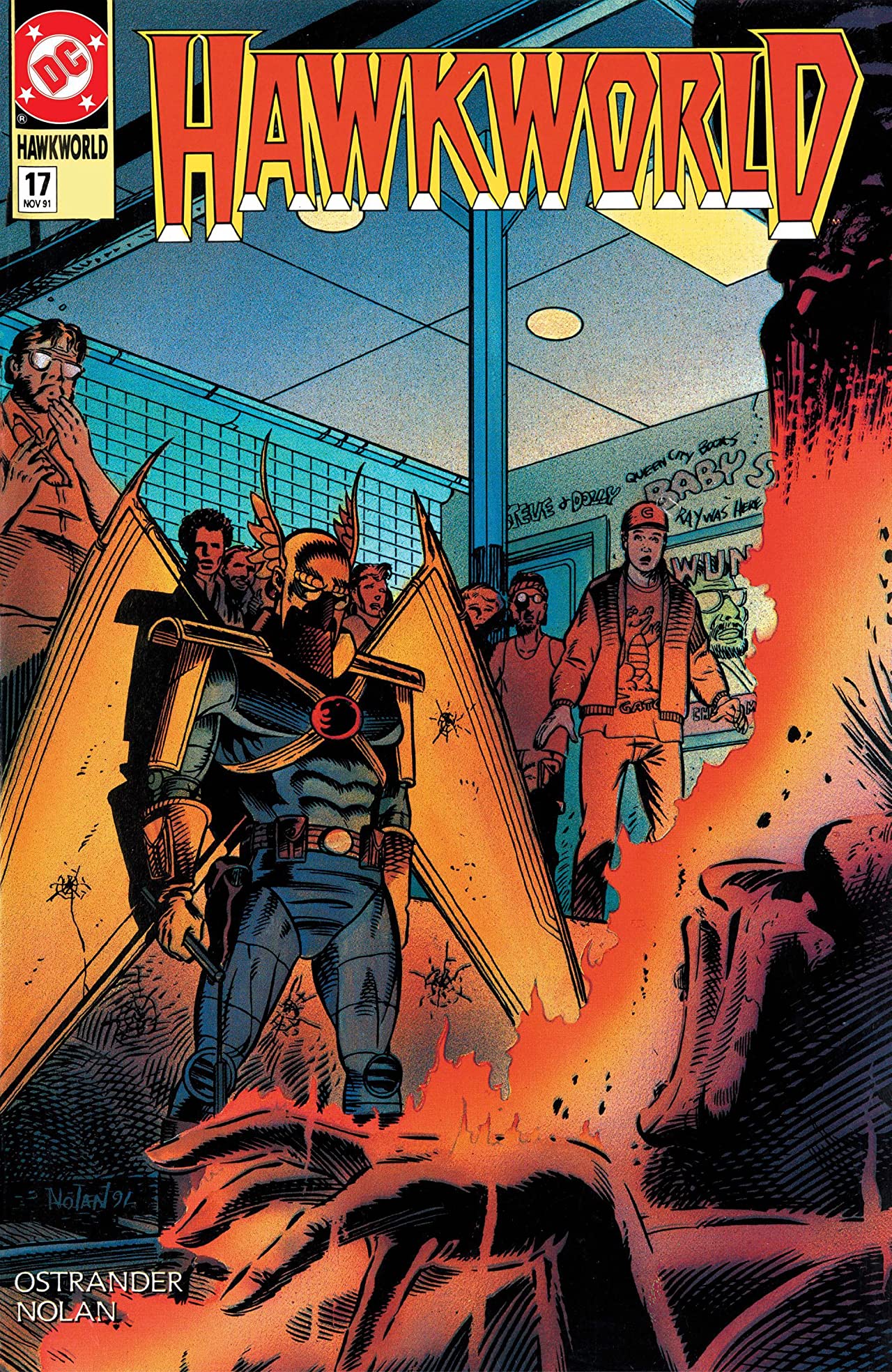 Hawkworld #17 cover