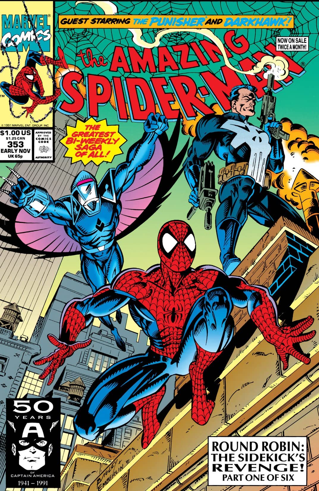 The Amazing Spider-Man #353 cover