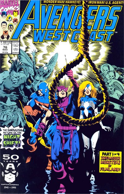 Avengers West Coast #76 cover