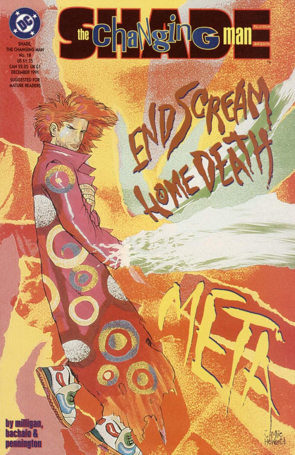 Shade, the Changing Man #18 cover