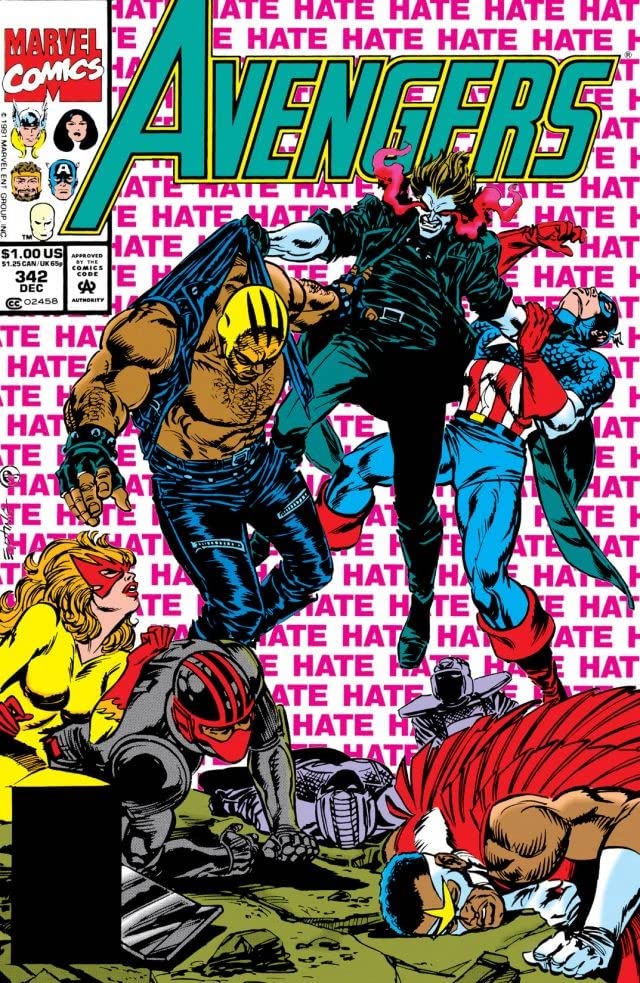 The Avengers #342 cover