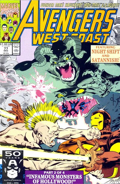Avengers West Coast #77 cover