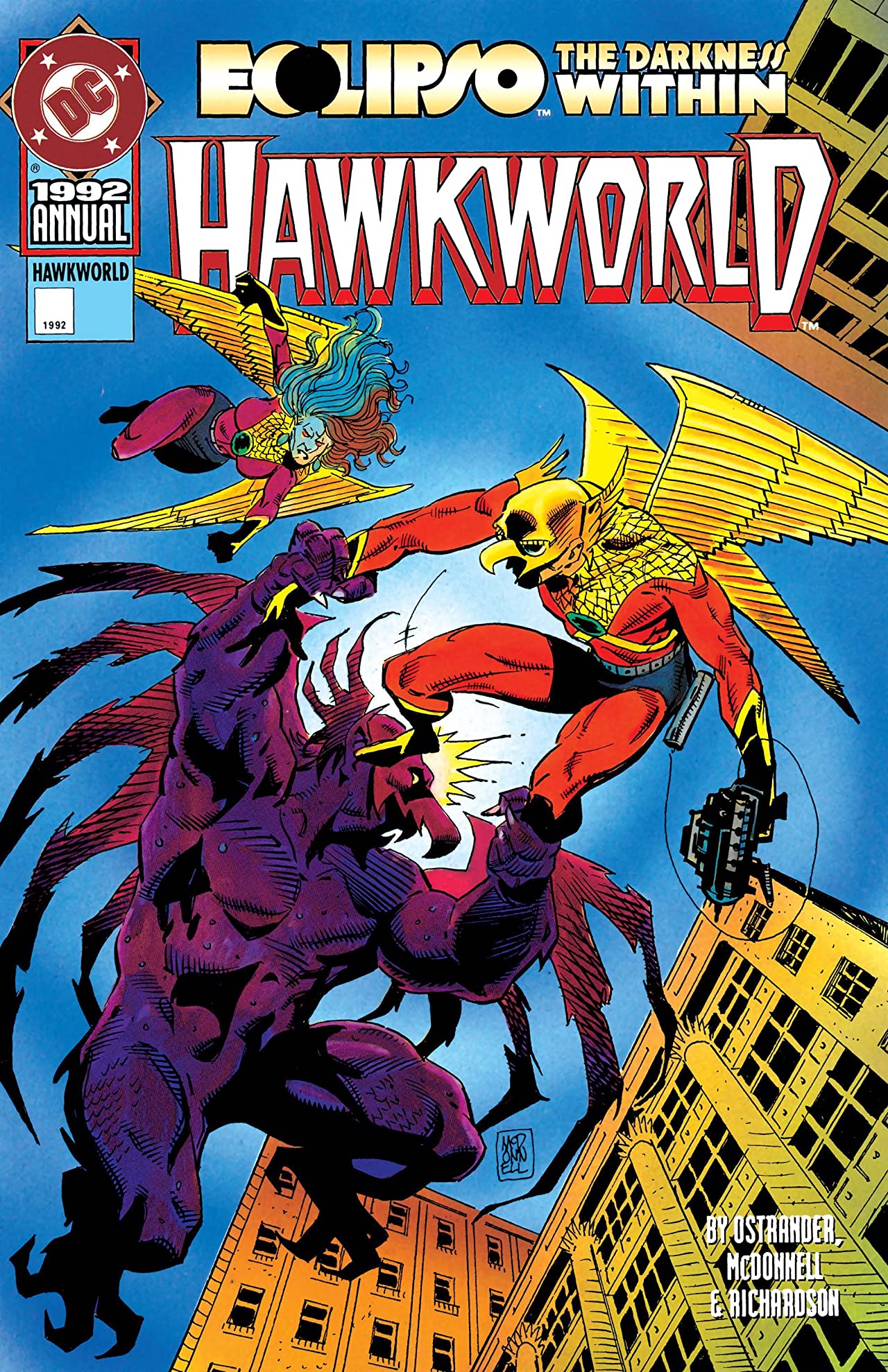 Hawkworld Annual #3 cover