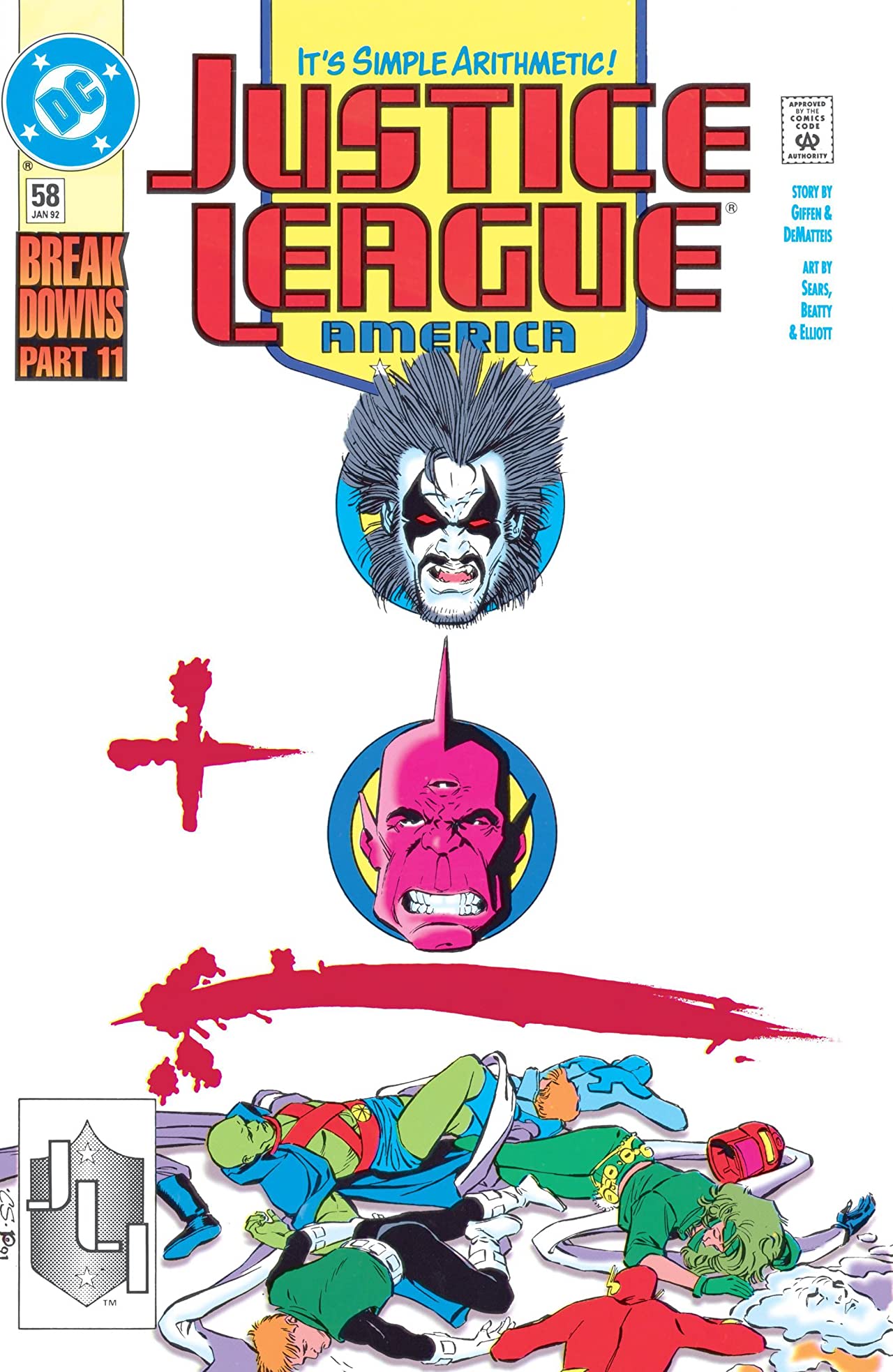 Justice League America #58
