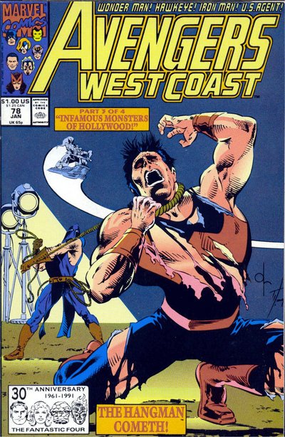 Avengers West Coast #78 cover