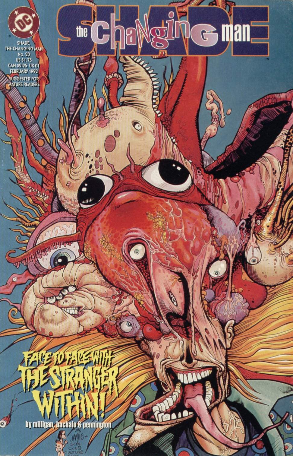 Shade, the Changing Man #20 cover
