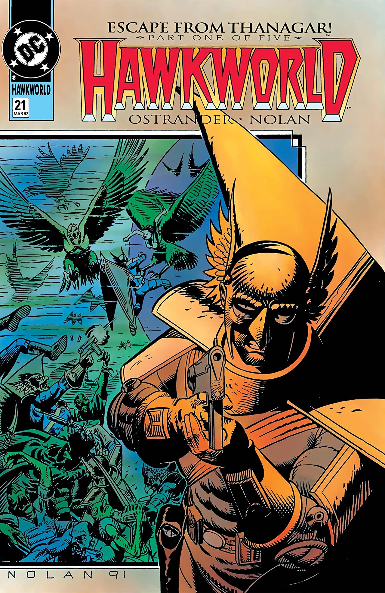 Hawkworld #21 cover