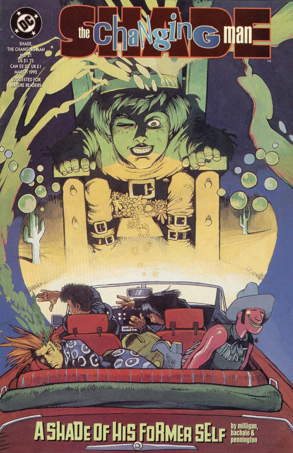 Shade, the Changing Man #21 cover
