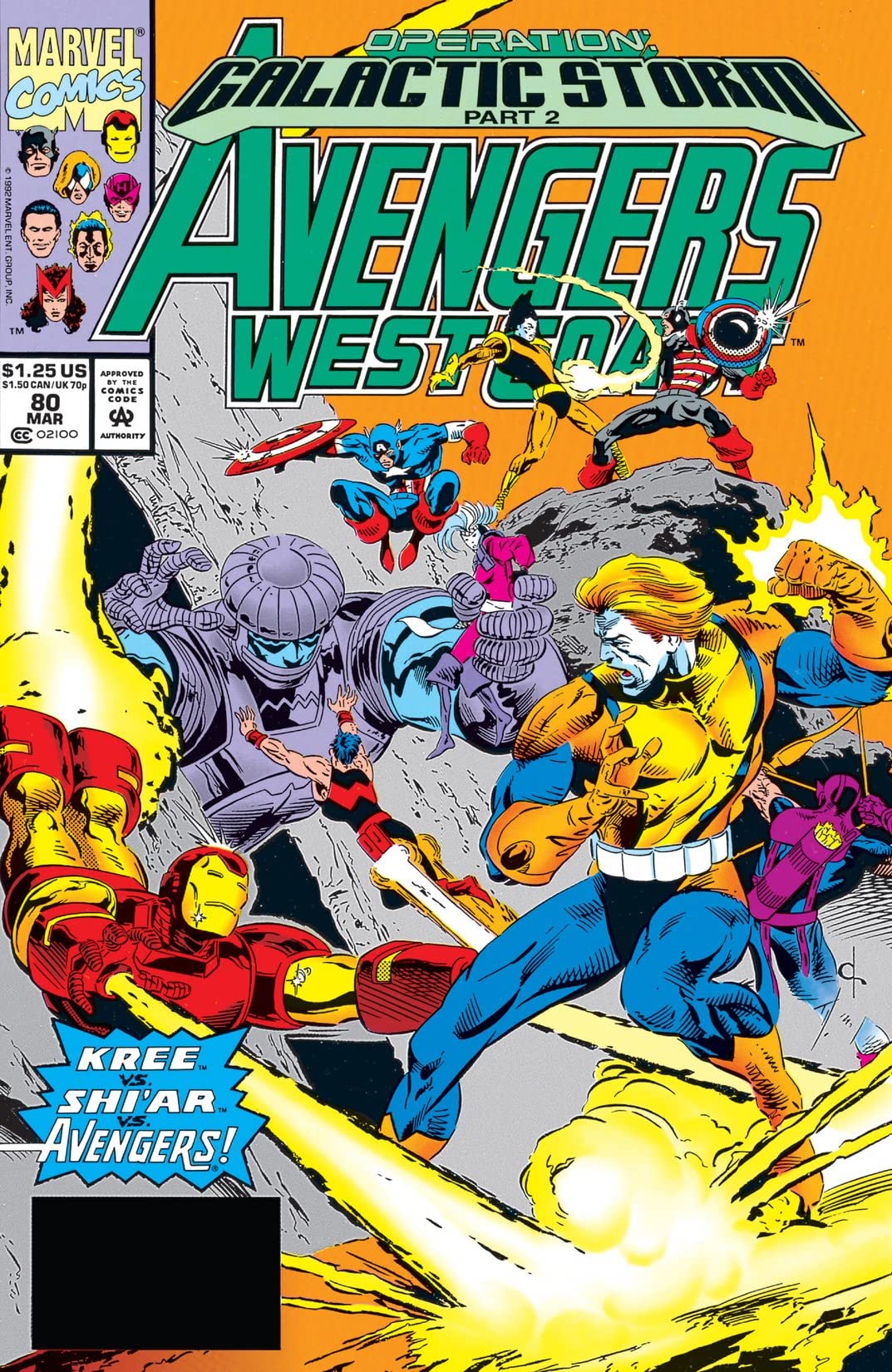 Avengers West Coast #80 cover